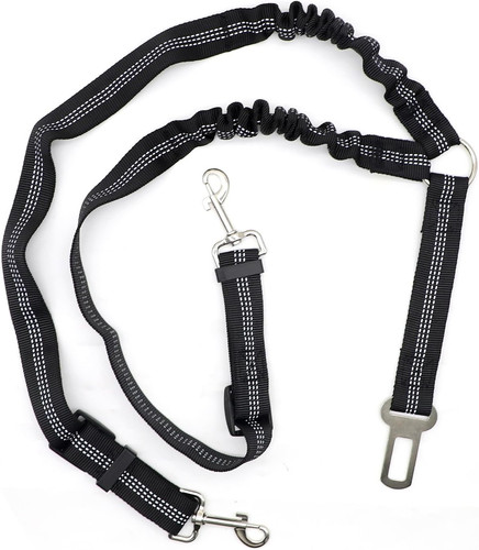 Double dog seat belt 70cm - dog, belt,