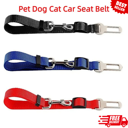 Pet dog seat belt - dog, adjustable