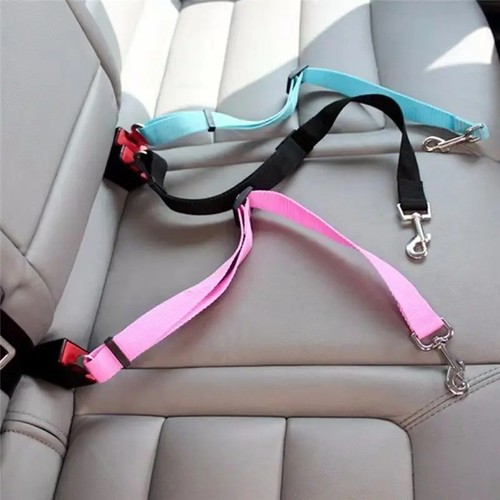 Pet dog seat belt adjustable - seat,