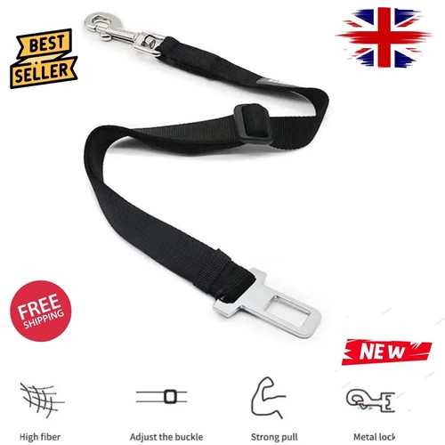 Pet dog seat belt adjustable - belt,