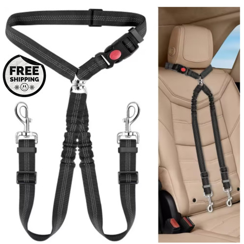 Double dog seat belt harness - seat,