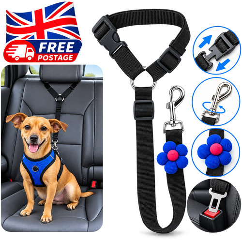 Dog car seat belt pet - seat, harness