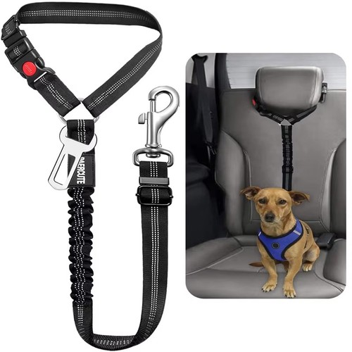 Dog car seat belt - 2-in-1,